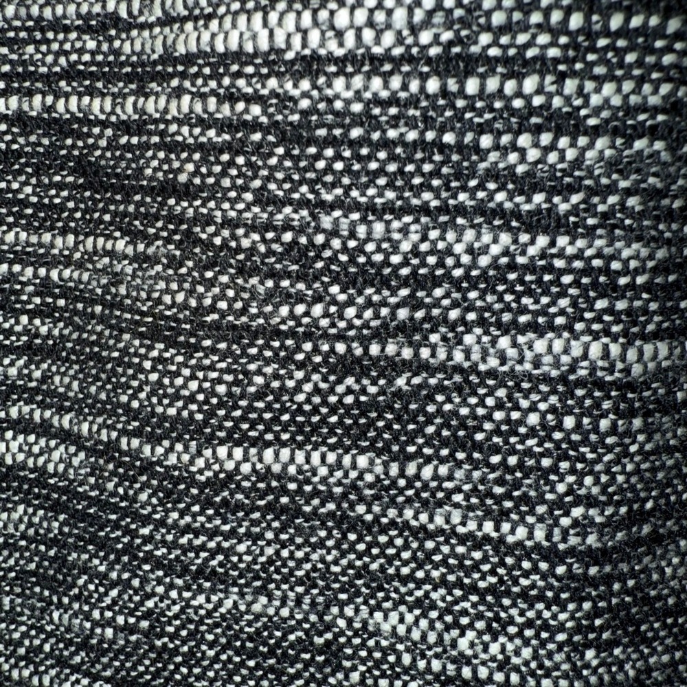 MADEWELL Black Gray White Tweed Pleated Mini Short Skirt W/Pockets EUC 6 - Picture 5 of 6